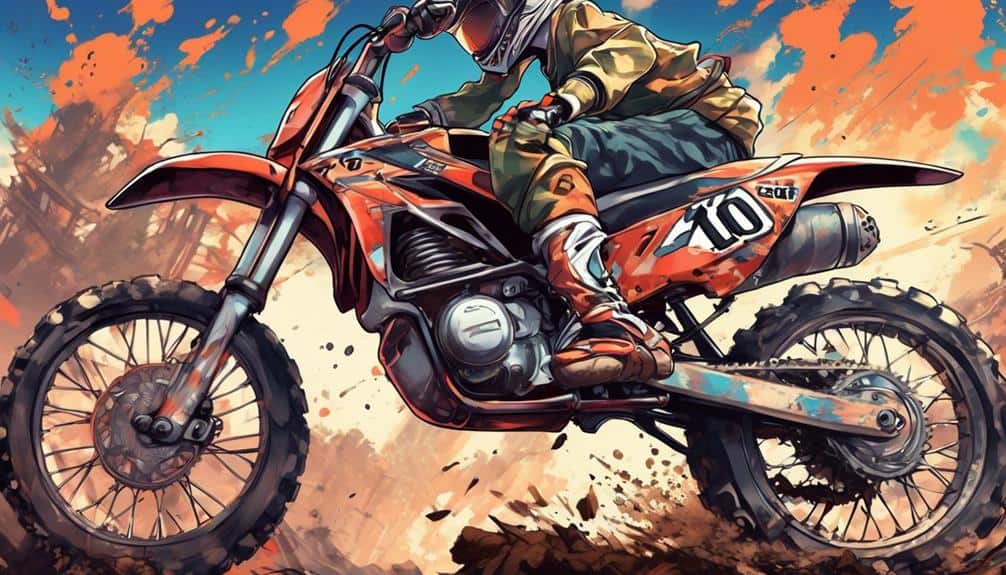 110cc dirt bike height