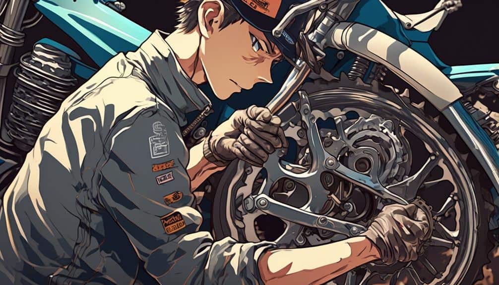 adjusting dirt bike spokes