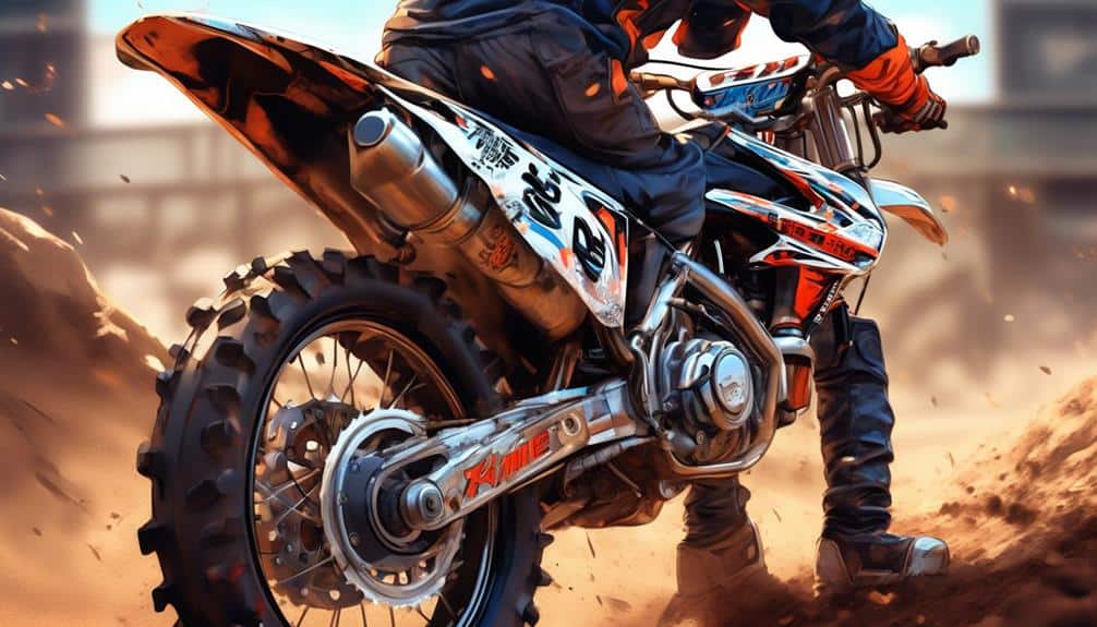 adjusting rear shock dirt bike