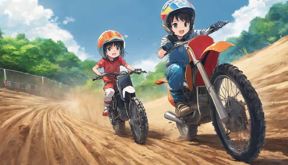 age for kids dirt biking