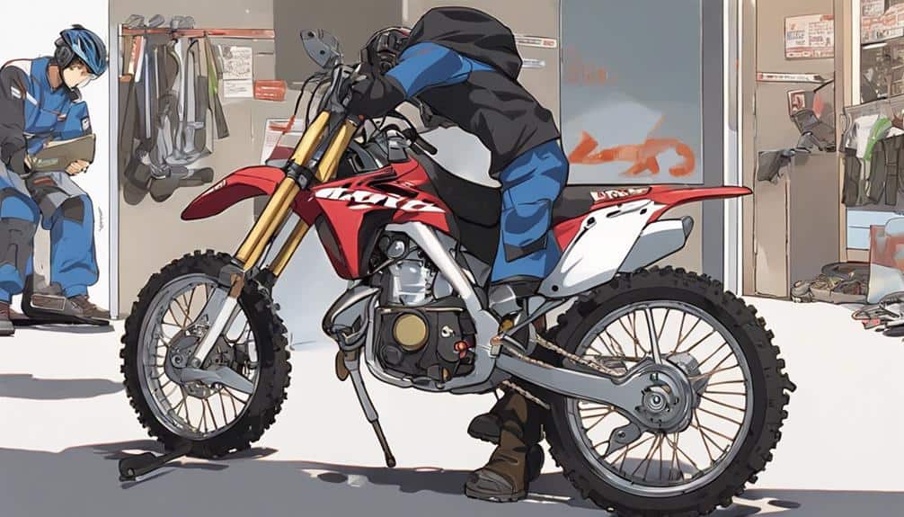 changing dirt bike tire