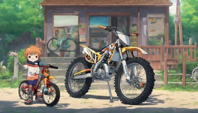 determining size of dirt bike