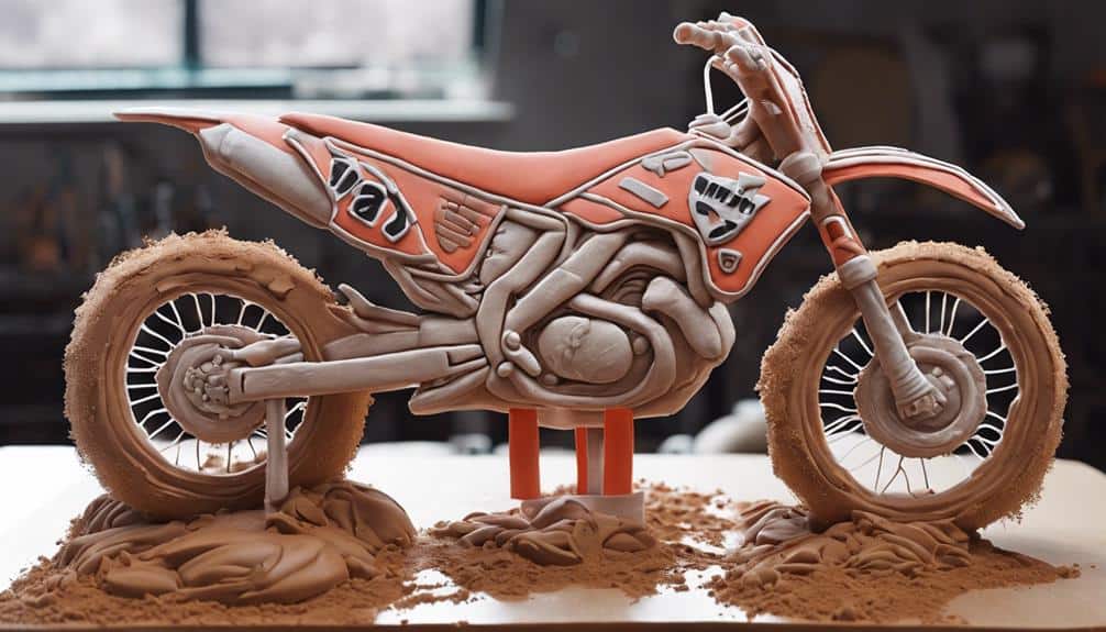 dirt bike cake tutorial