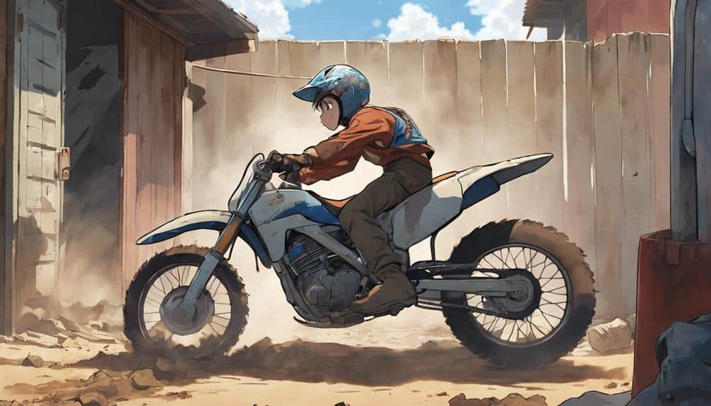 dirt bike starting difficulties