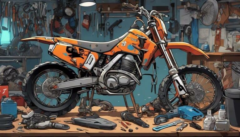 fixing dirt bike engines