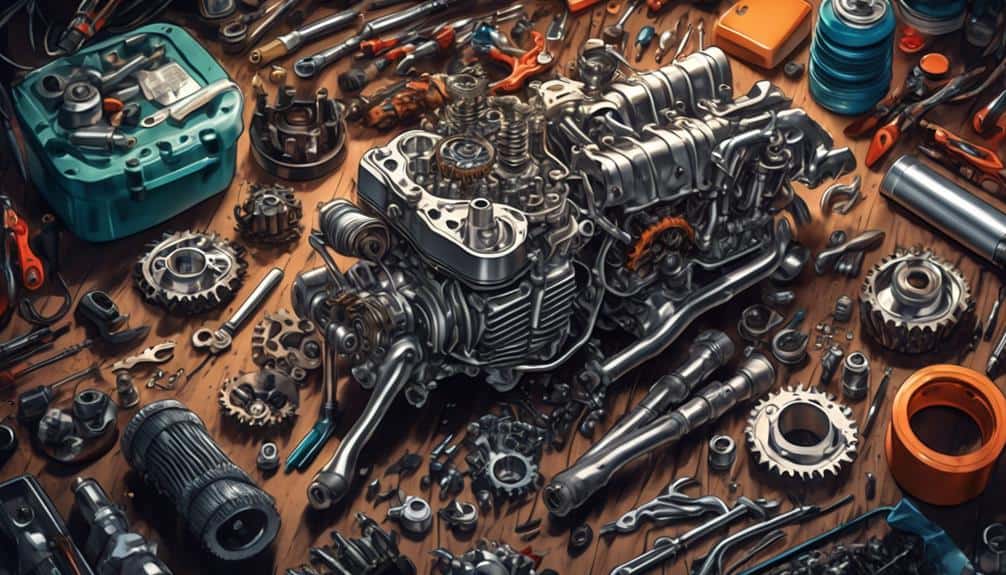 frequency of 4 stroke dirt bike rebuild