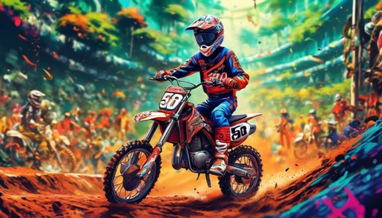 height of 50cc dirt bike