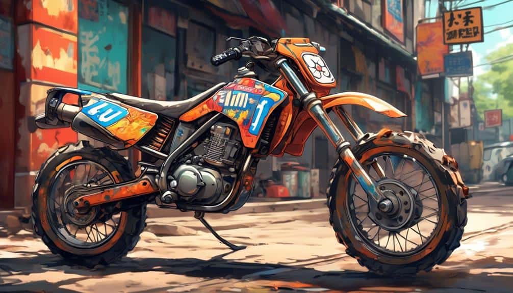 legalizing a dirt bike