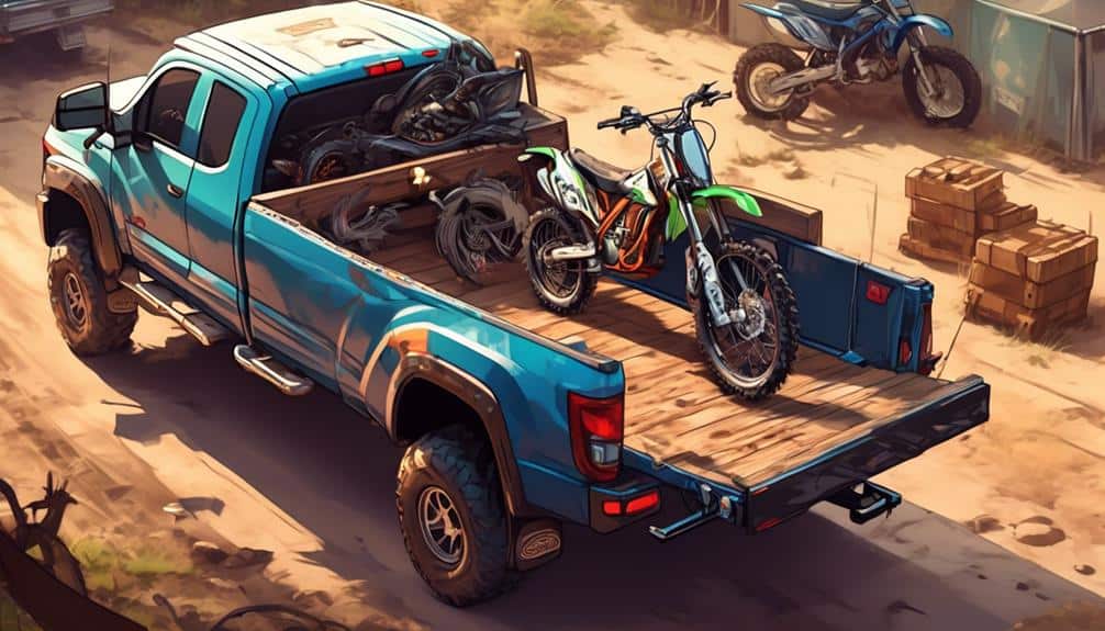 loading a dirt bike