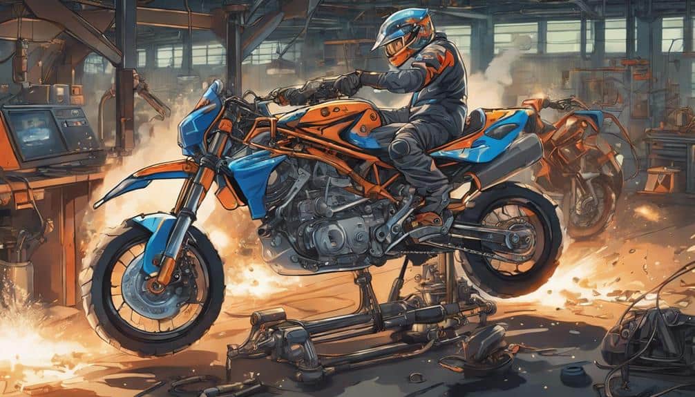 manufacturing process of swingarms