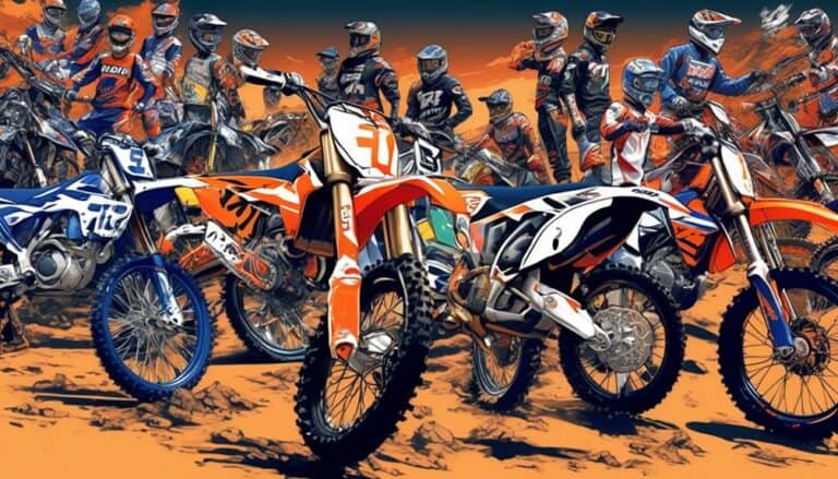 number of dirt bike brands