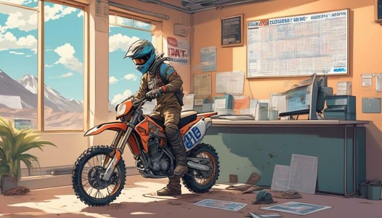 registering a dirt bike