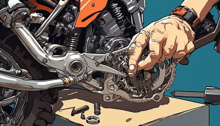 replacing clutch lever on dirt bike