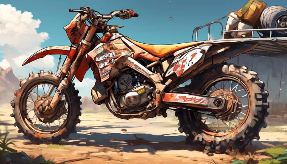 How To Tie Down A Dirt Bike On A Trailer Without A Chock Dirt Bike Empire