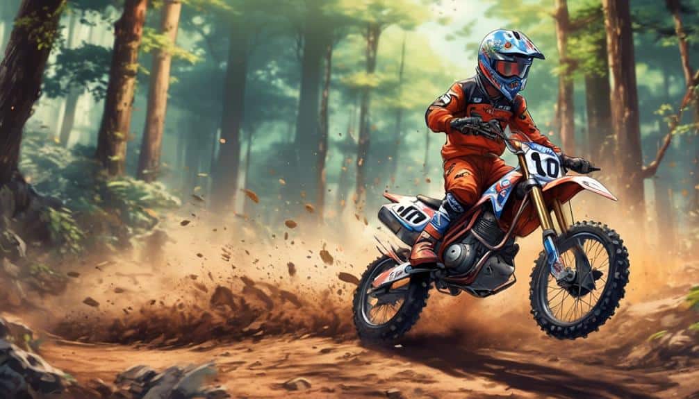 size of 110cc dirt bike