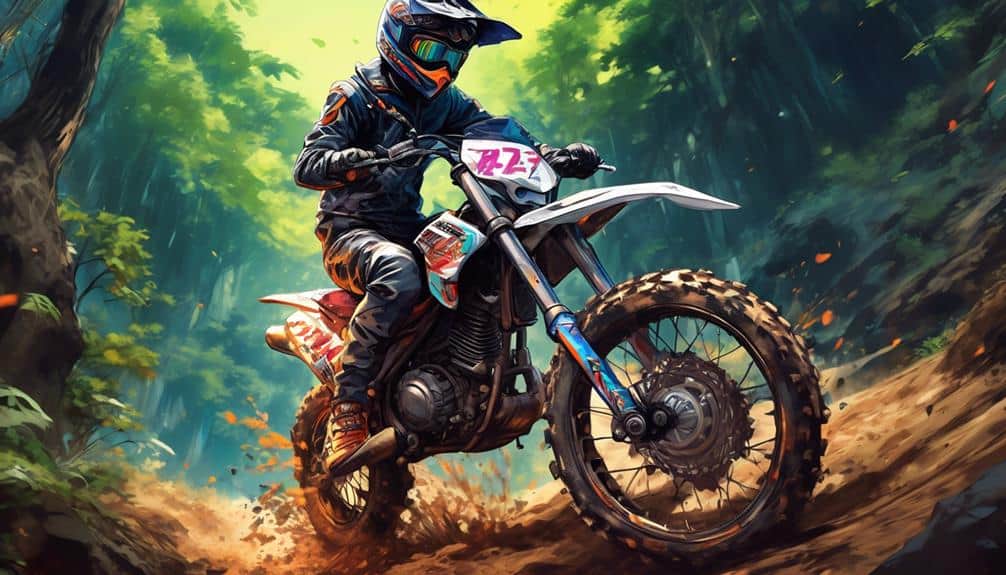 size of 125cc dirt bike