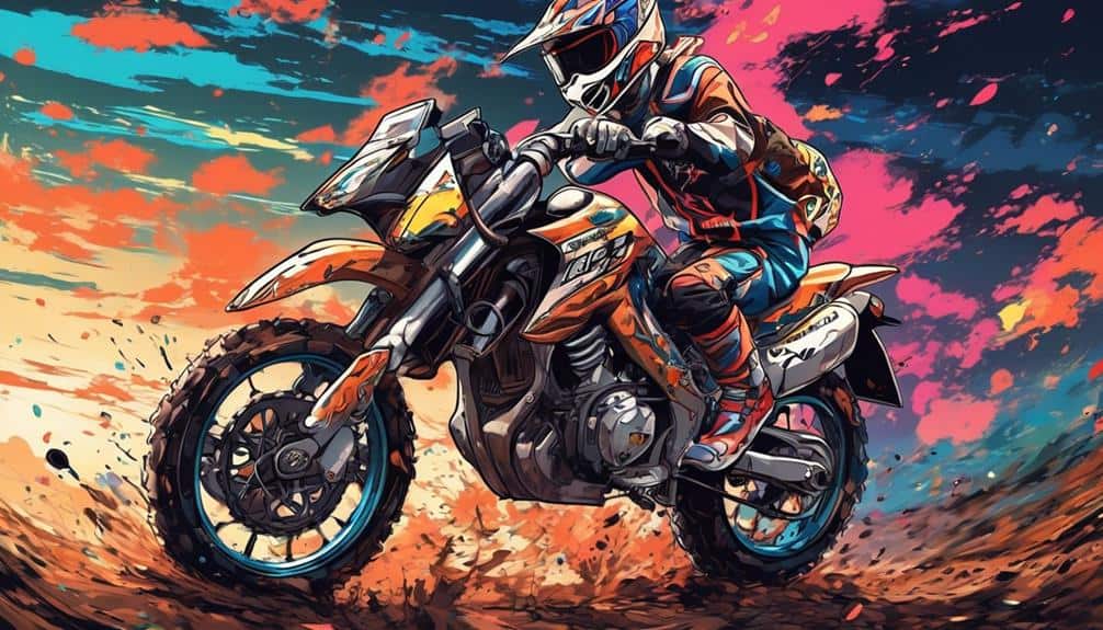 size of 250cc dirt bike