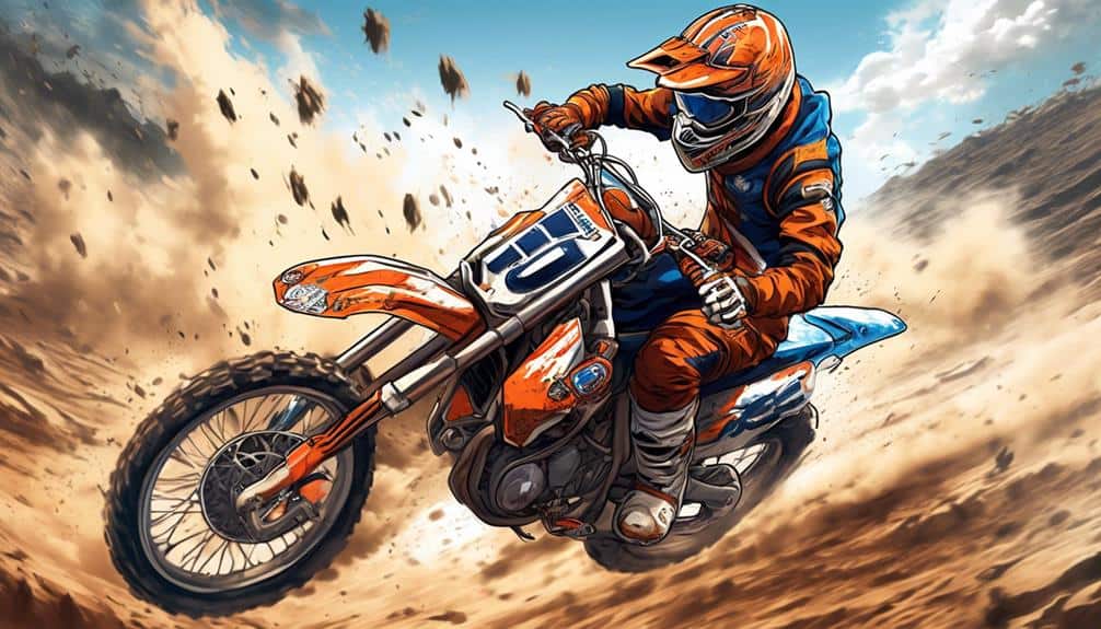 speed of 600cc dirt bike