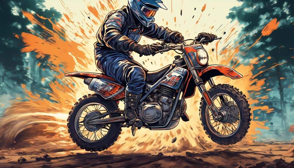 starting a dirt bike