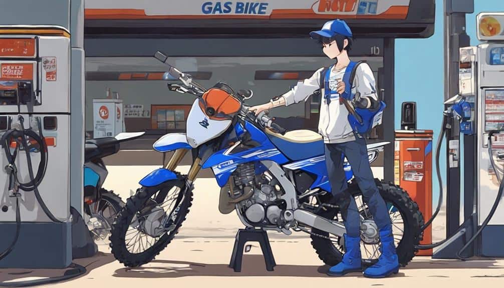 yamaha ttr125cc dirt bike fuel type